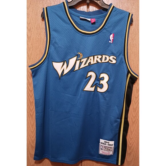 Mitchell & Ness Other - Michael Jordan (Mitch/Ness)-(Wizards)-(Jersey)-(Blue)-(Good Cond.)-(XL)-$100.00